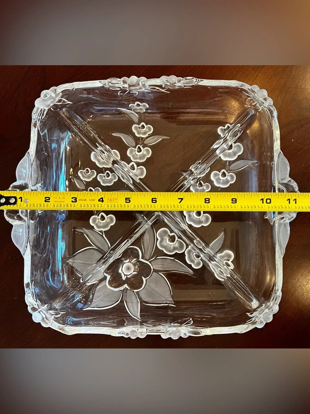 Vintage Walther Glas Maria Crystal Serving Dish